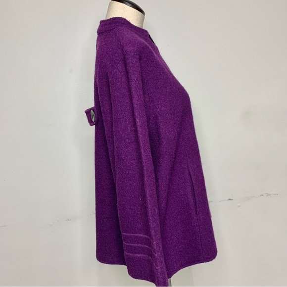 Ruby Rd. Purple Button-Up Jacket - Picture 8 of 12